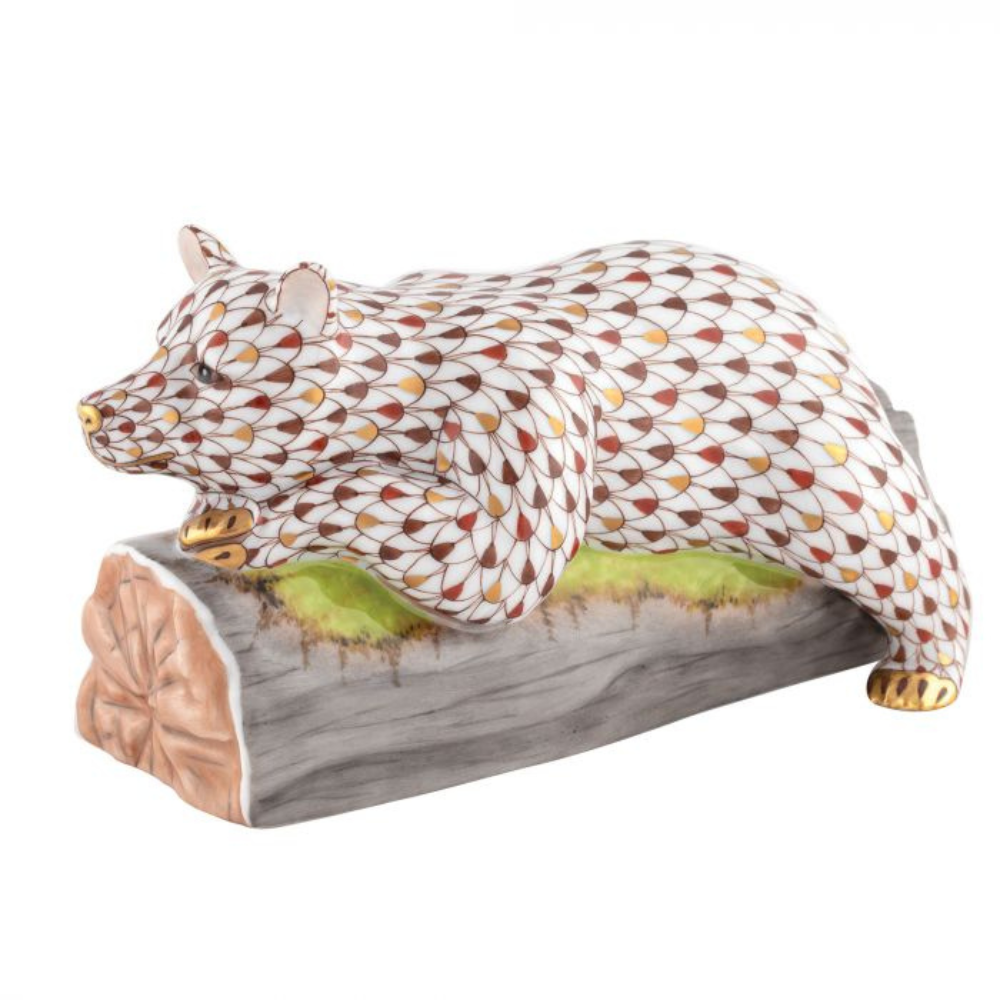 HEREND Multicolor Napping Bear