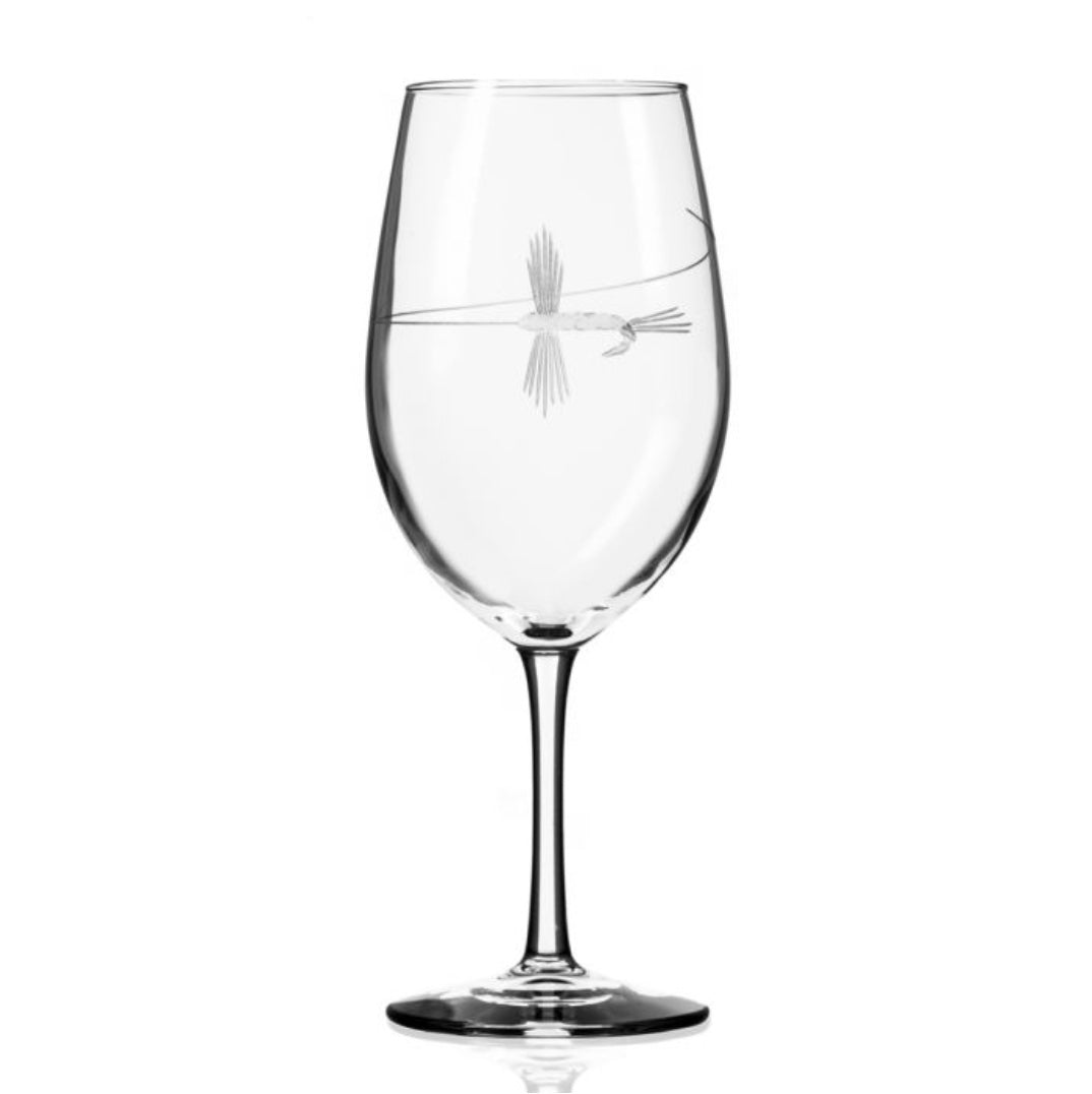 ROLF Fly Fishing Wine Glass