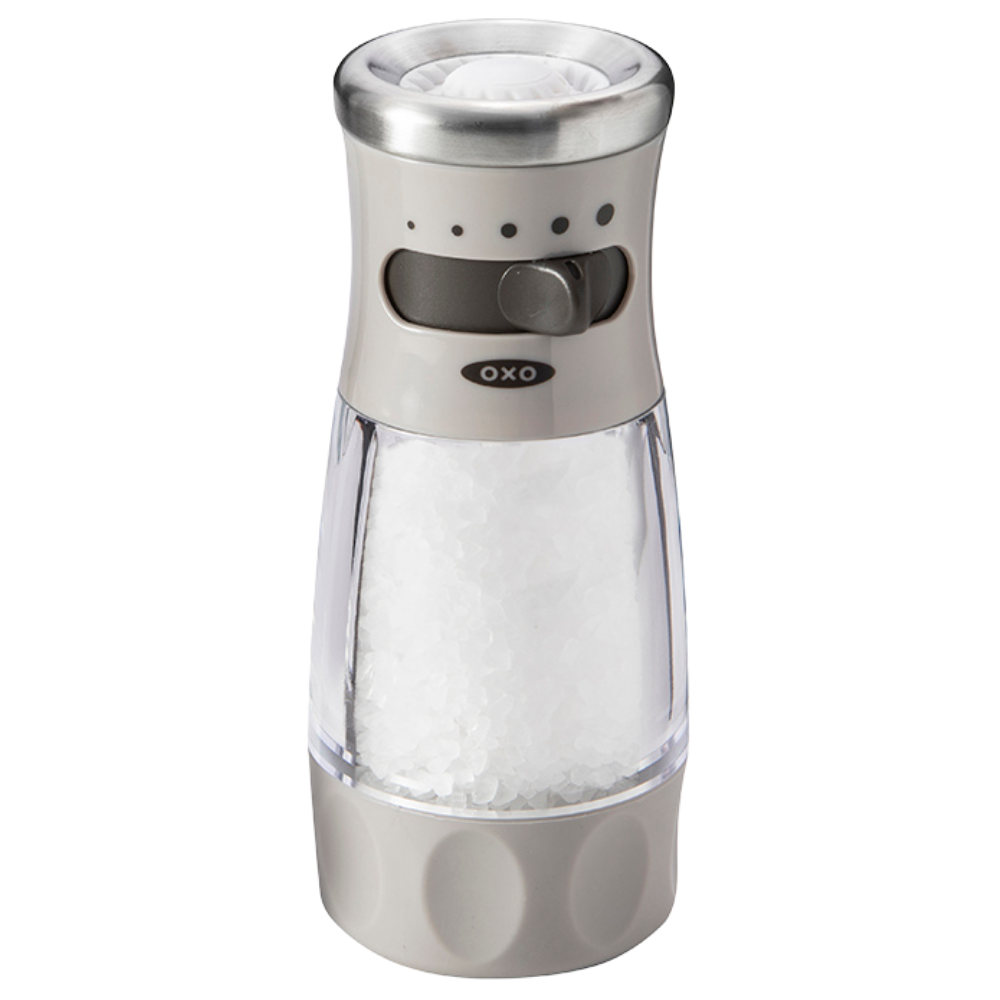 Contoured Mess-Free Salt Grinder