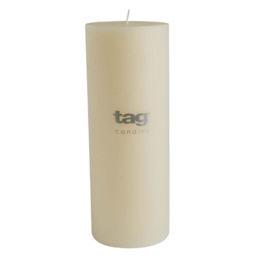 TAG IVORY CHAPEL CANDLE 3X8