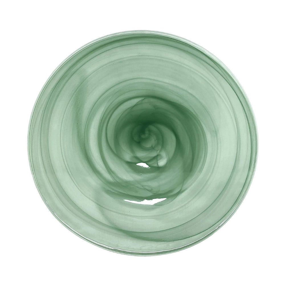 MARIPOSA ALABASTER CHARGER PLATE - GREEN Default Title
