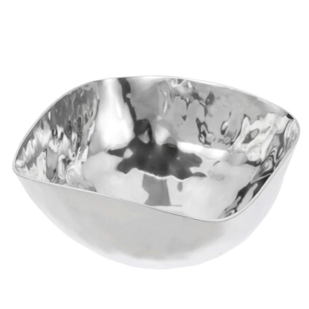 VIVO HAMMERED STAINLESS STEEL SQUARE BOWL