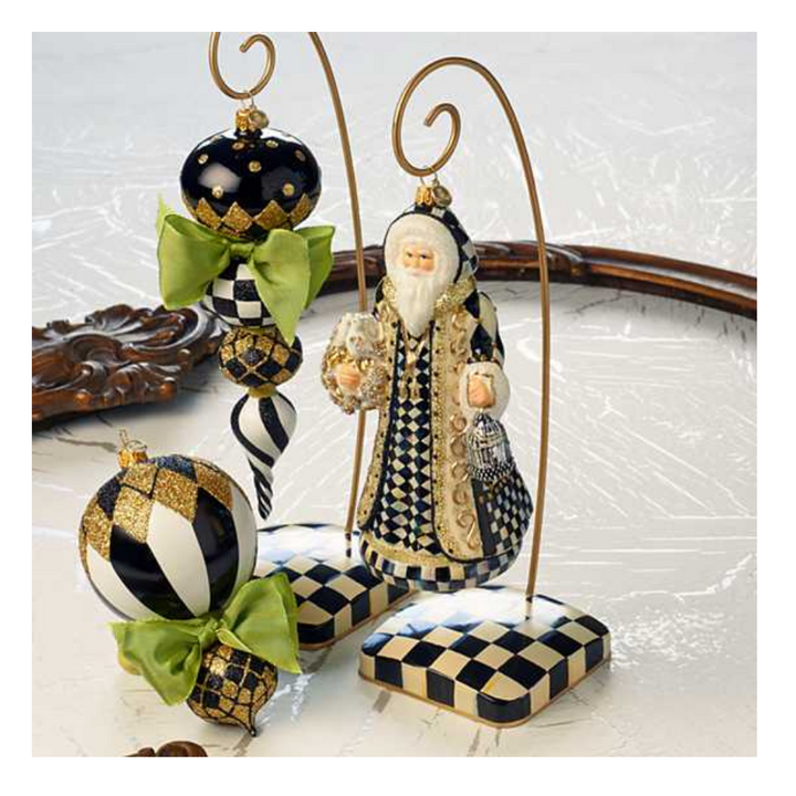 MACKENZIE CHILDS COURTLY CHECK ORNAMENT STAND