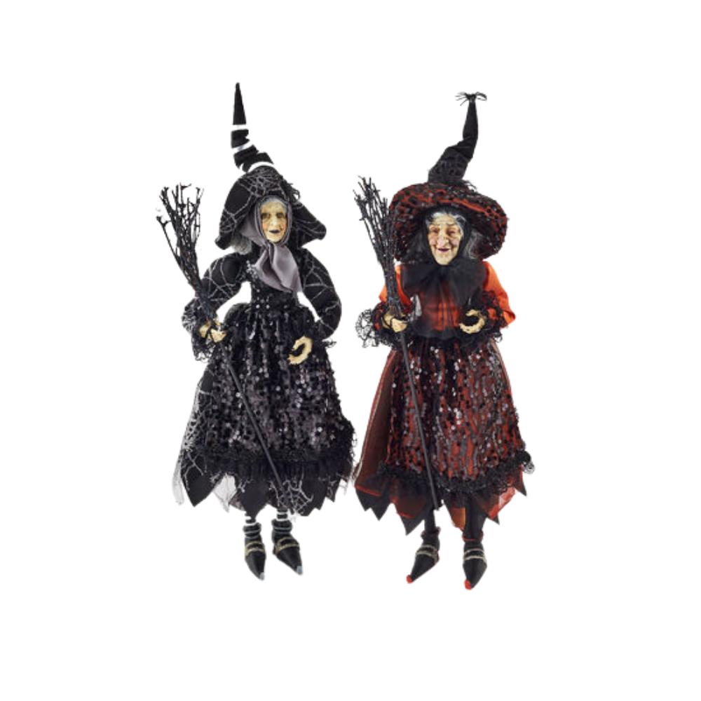 180 DEGREES RESIN WITCHES CLOTHED IN FABRIC
