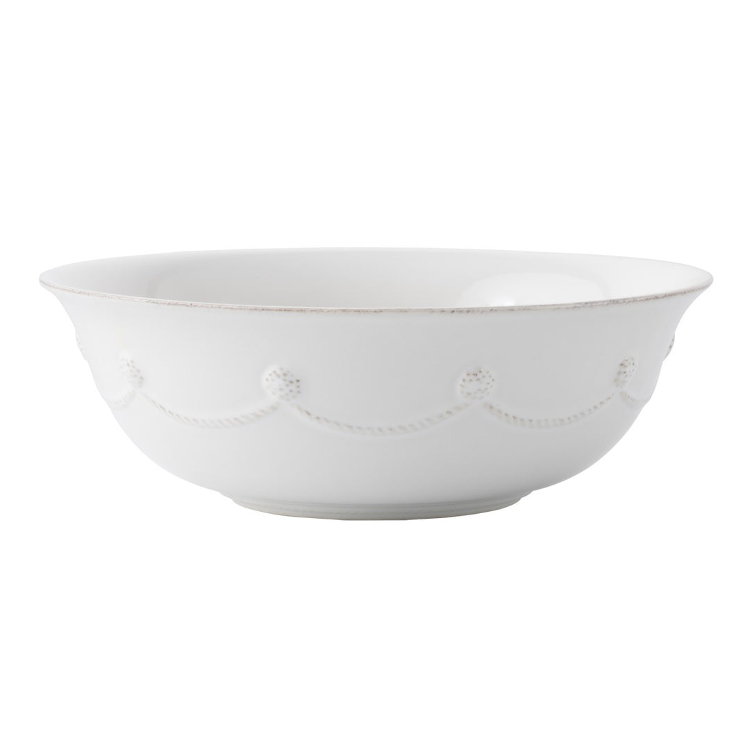 JULISKA BERRY AND THREAD WHITEWASH SMALL OVAL SERVING BOWL