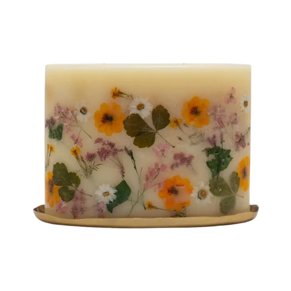 ROSY RINGS OVAL BOTANICAL CANDLE