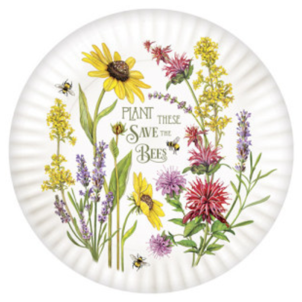 MARY LAKE THOMPSON SAVE THE BEES PLATTER