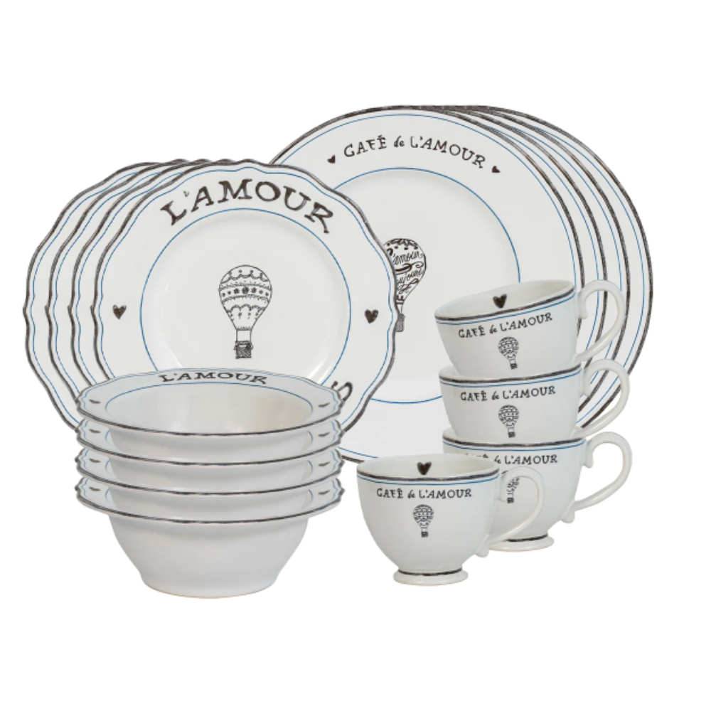 JULISKA L'AMOUR TOUJOURS 16 PC PLACE SETTING (ONLINE ONLY)