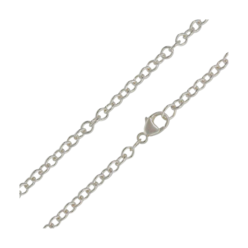 HEATHER B. MOORE STERLING SILVER PATINA CHAIN 20" NSO