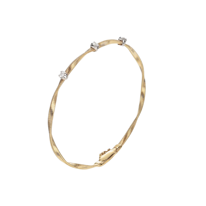 MARCO BICEGO 18K YELLOW AND WHITE WITH DIAMONDS
