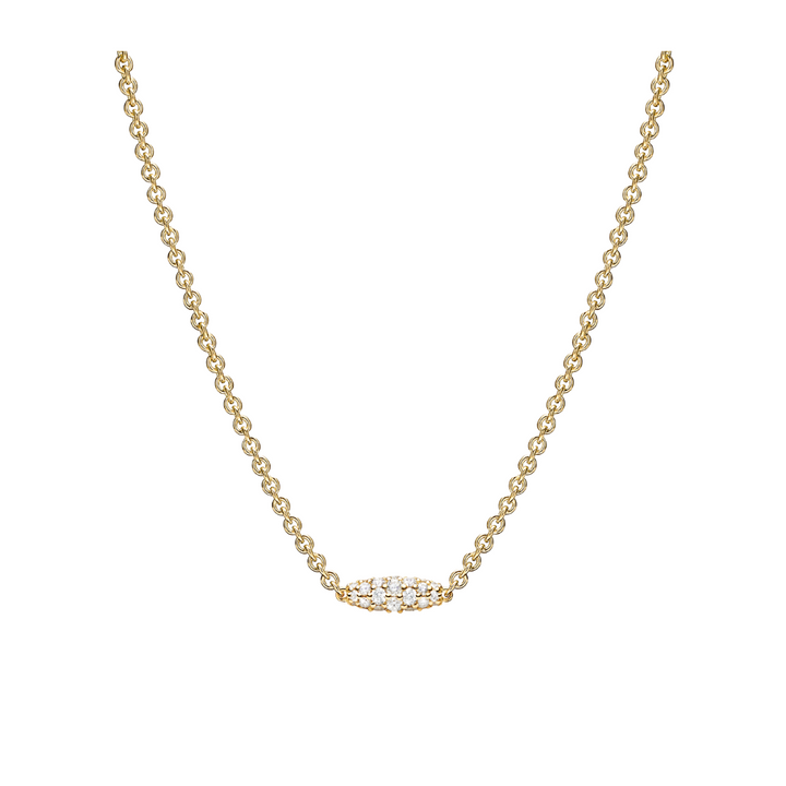 PAUL MORELLI 18K YELLOW GOLD SINGLE LARGE ELEMENT PIPETTE NECKLACE