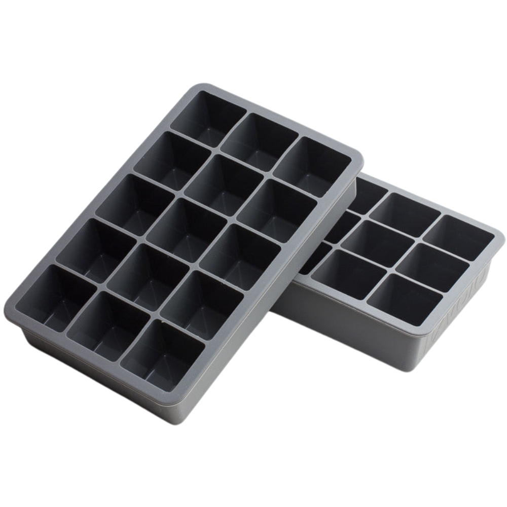 TOVOLO PERFECT CUBE ICE TRAY SET/2 - CHARCOAL
