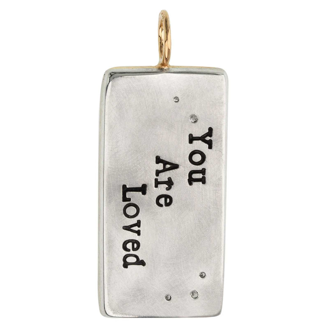 HEATHER B. MOORE YOU ARE LOVED ID TAG