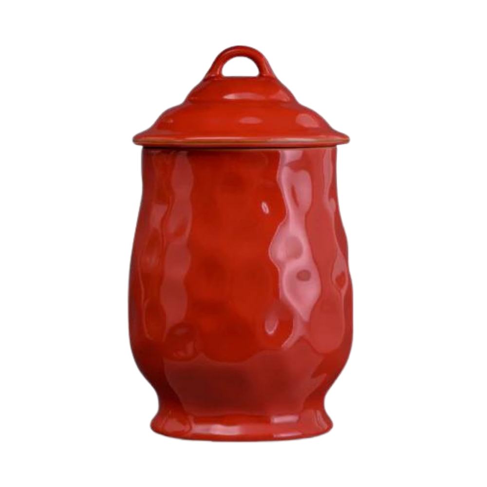 SKYROS CANTARIA POPPY RED LARGE CANISTER