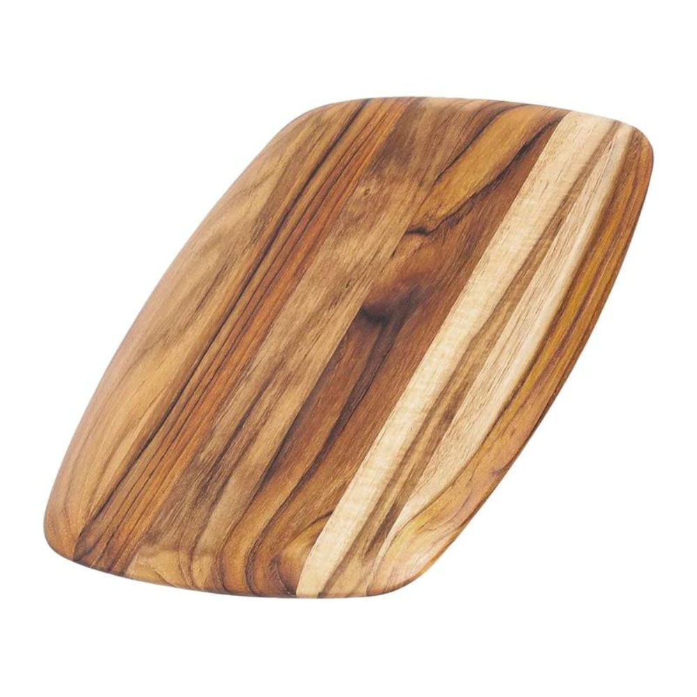 TEAK HAUS ROUNDED EDGE RECTANGLE CUTTER BOARD