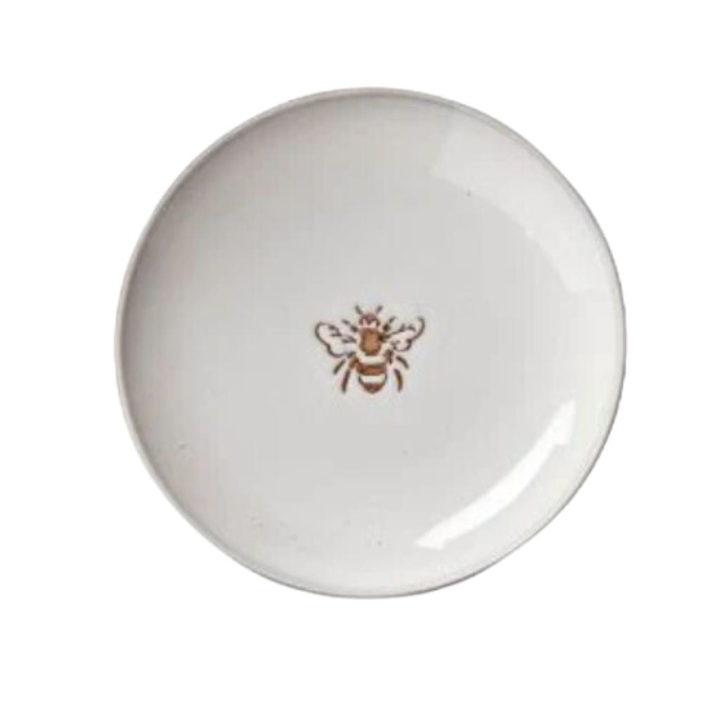 TAG BEE AND FLOWER APPETIZER PLATE