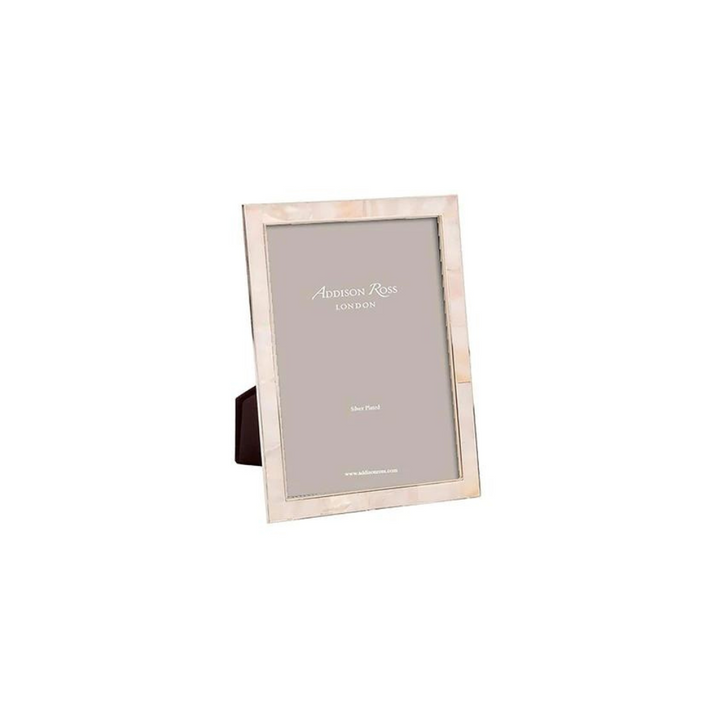 ADDISON ROSS FAUX MOTHER OF PEARL WHITE FRAME