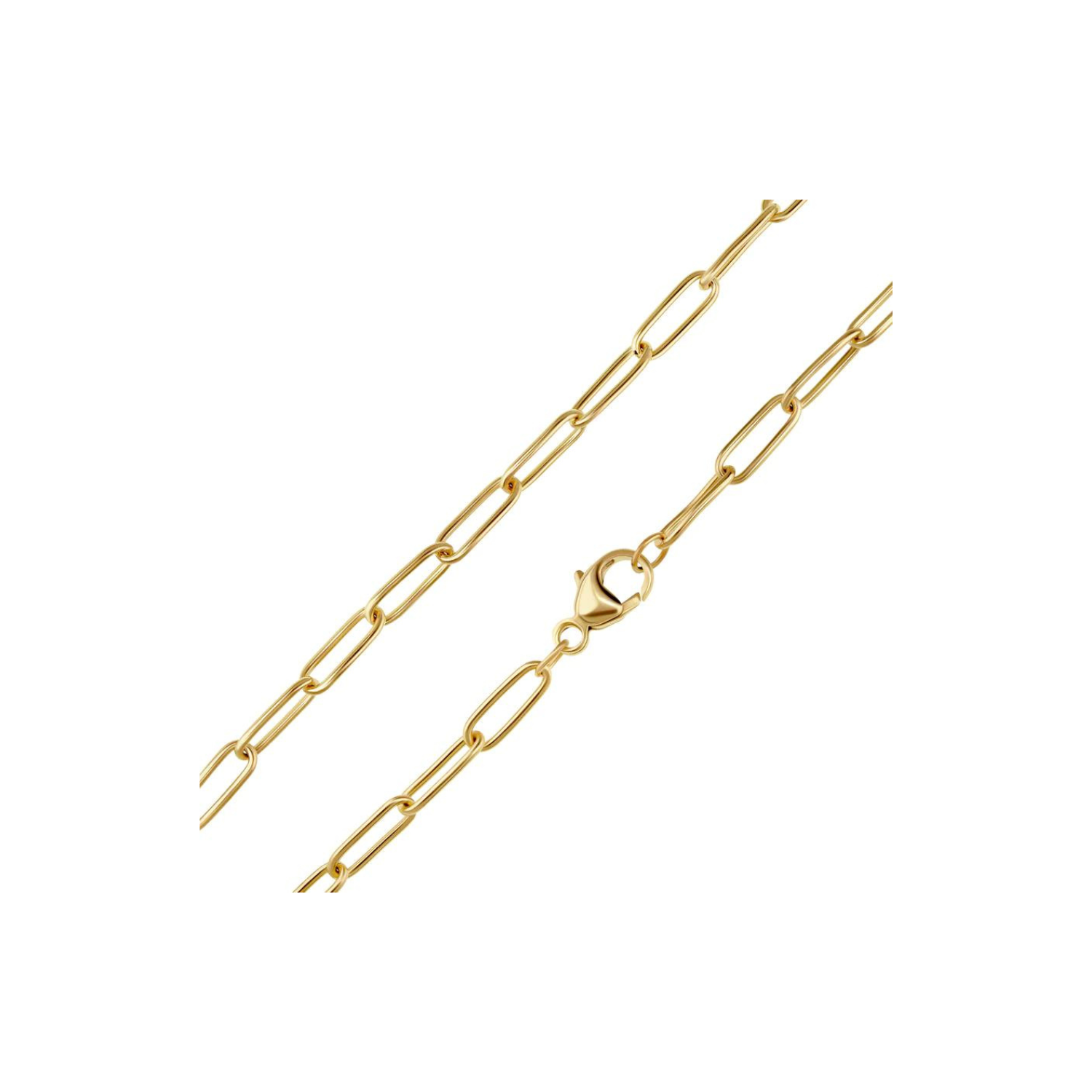 HEATHER B. MOORE 2.9MM SOLID 14K GOLD LINK CHAIN