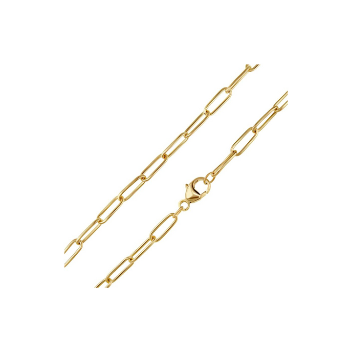 HEATHER B. MOORE 2.9MM SOLID 14K GOLD LINK CHAIN 20"