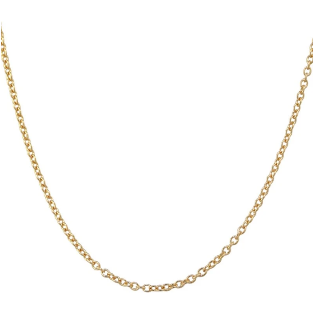 HEATHER B. MOORE 1.5MM SOLID 14K GOLD CHAIN 18"