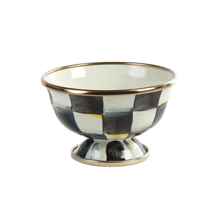 MACKENZIE CHILDS COURTLY CHECK LITTLE SUGAR BOWL