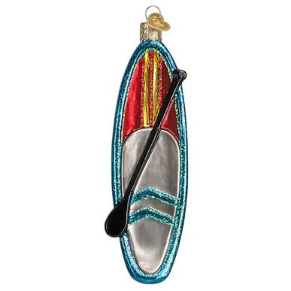 OLD WORLD CHRISTMAS PADDLE BOARD ORNAMENT