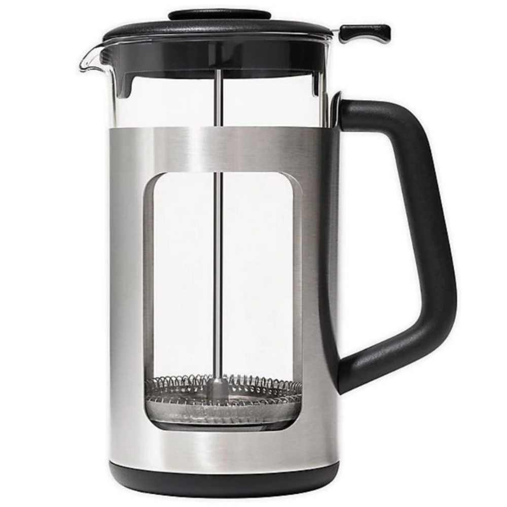 OXO GOOD GRIPS BREW 8-CUP FRENCH PRESS WITH GROUNDS LIFTER