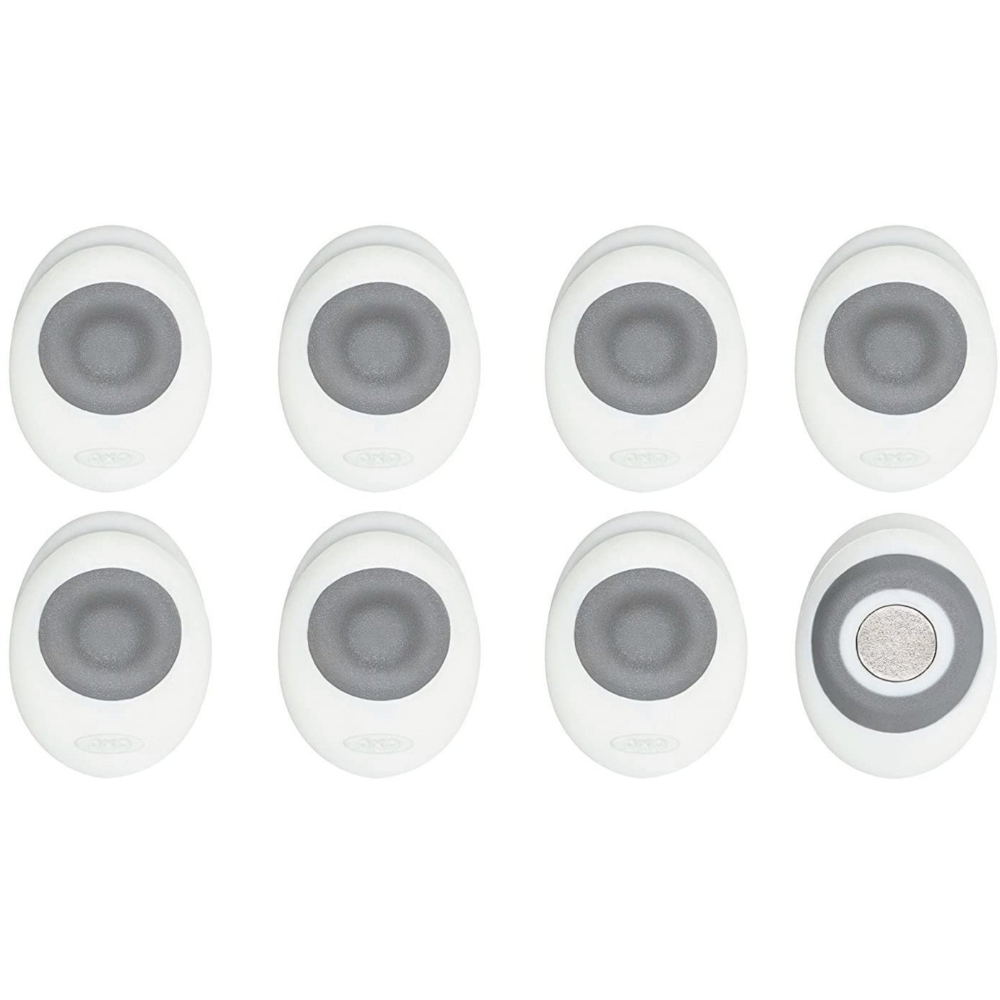 OXO GOOD GRIPS WHITE MAGNETIC CLIPS PACK OF 8