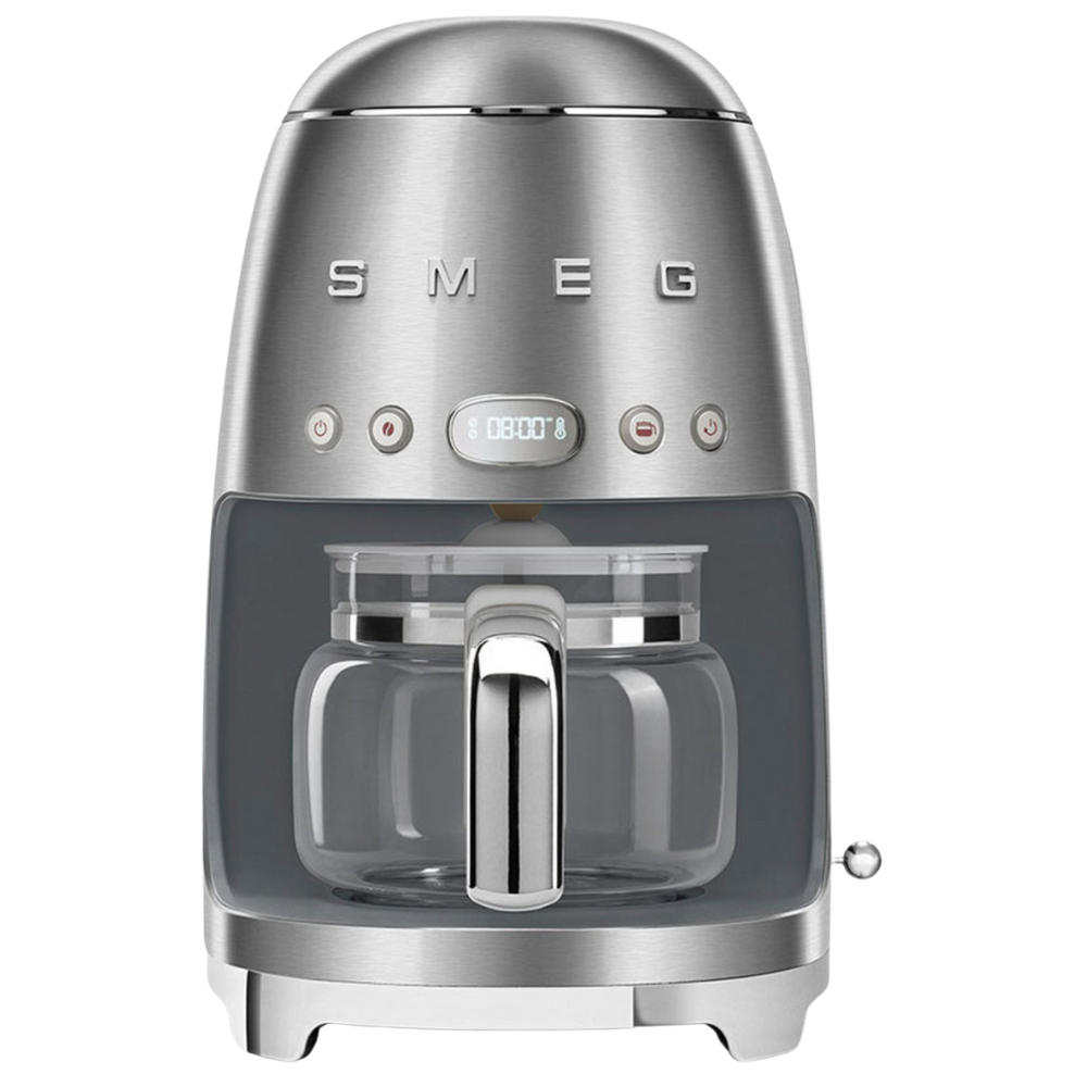 SMEG STAINLESS RETRO-STYLE DRIP FILTER COFFEE MACHINE