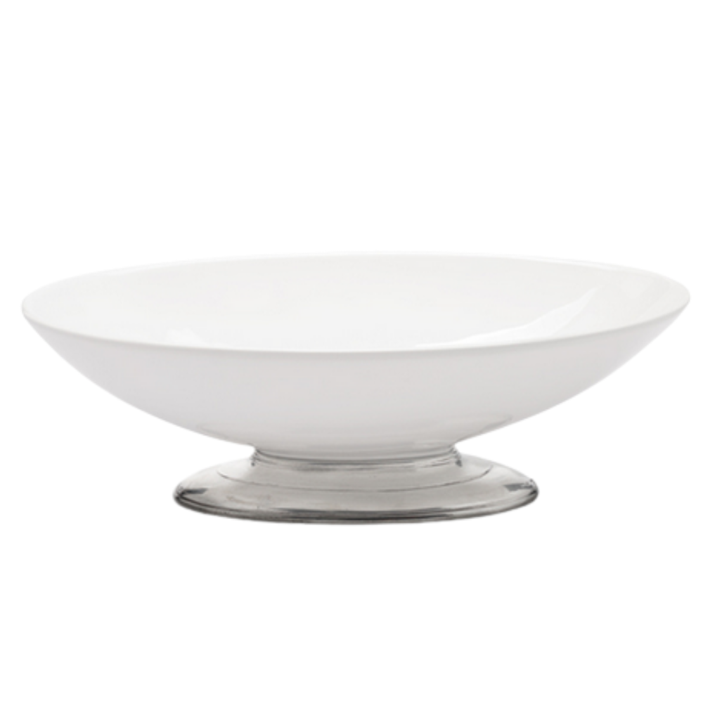ARTE ITALICA TUSCAN FOOTED OVAL BOWL