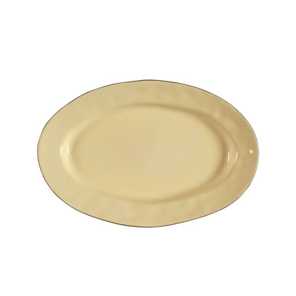 SKYROS CANTARIA ALMOST YELLOW SMALL OVAL PLATTER