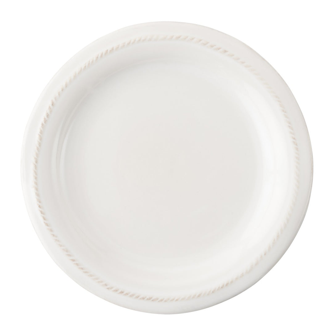 JULISKA BERRY AND THREAD WHITEWASH SIDE/COCKTAIL APPETIZER PLATE