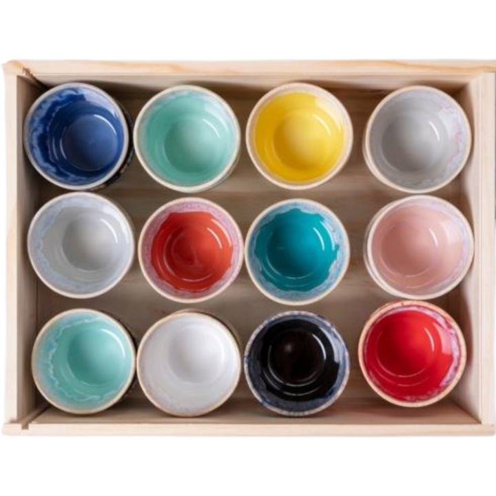 CASAFINA INDIVIDUALLY SOLD COLORFUL 3 OZ EXPRESSO CUPS