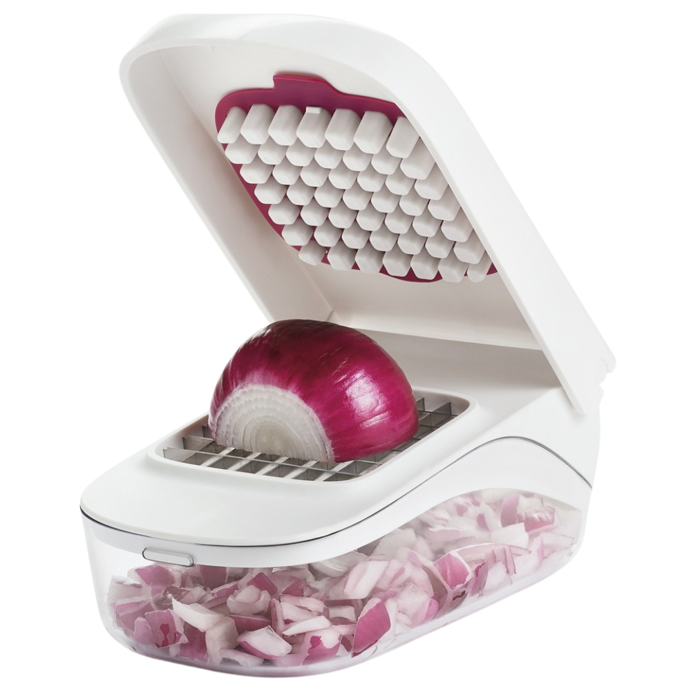 OXO GOOD GRIPS VEGETABLE CHOPPER WITH EASY POUR OPENING