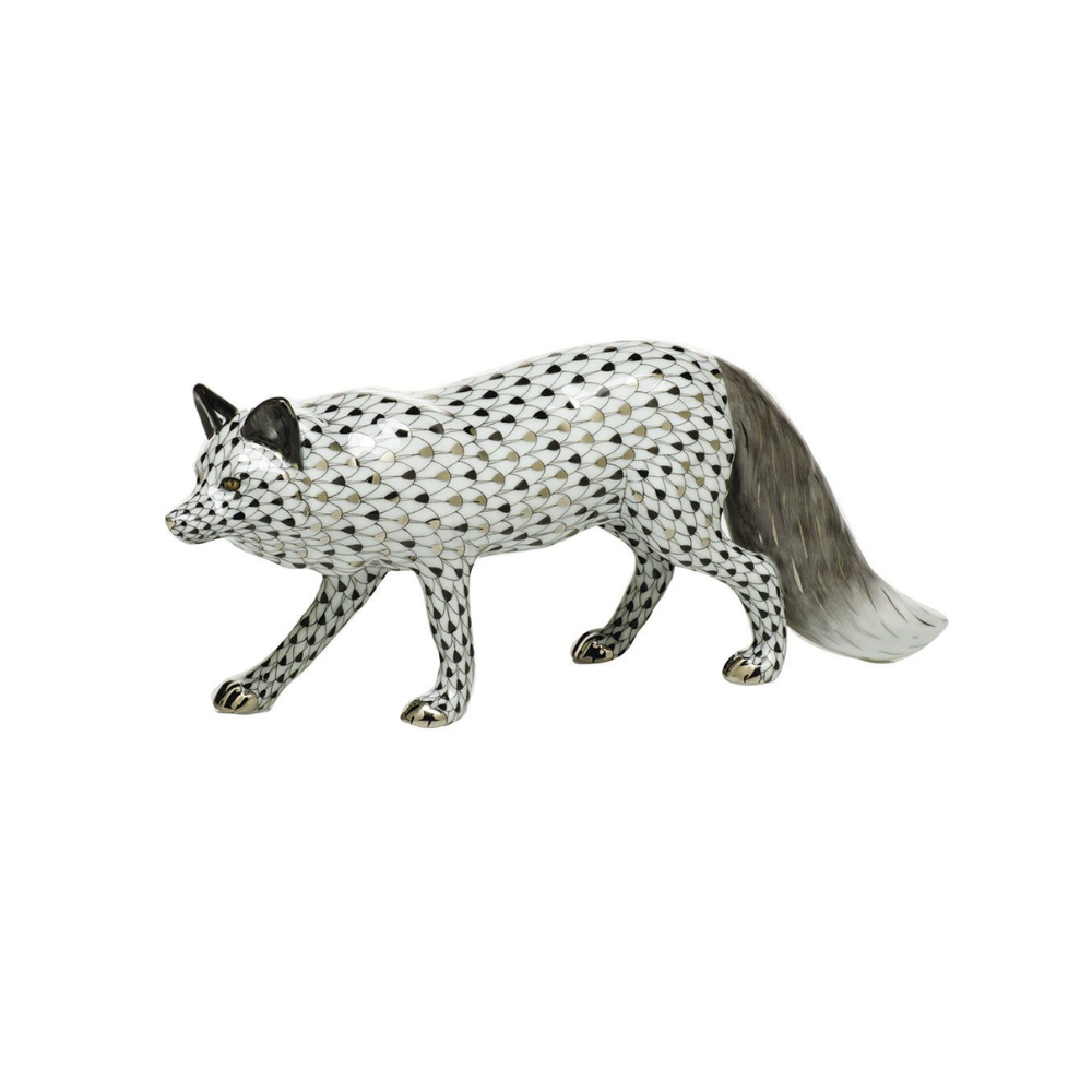 HEREND Limited Edition Silver Fox