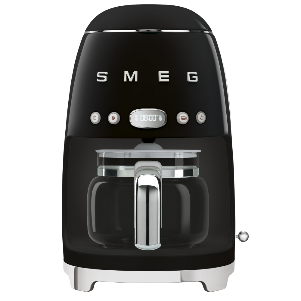 SMEG BLACK RETRO STYLE COFFEE MACHINE DRIP FILTER