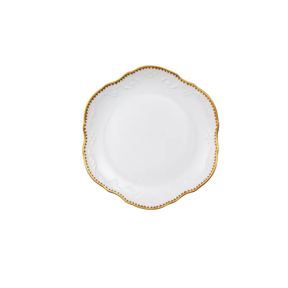 ANNA WEATHERLEY SIMPLY ANNA GOLD BREAD AND BUTTER PLATE