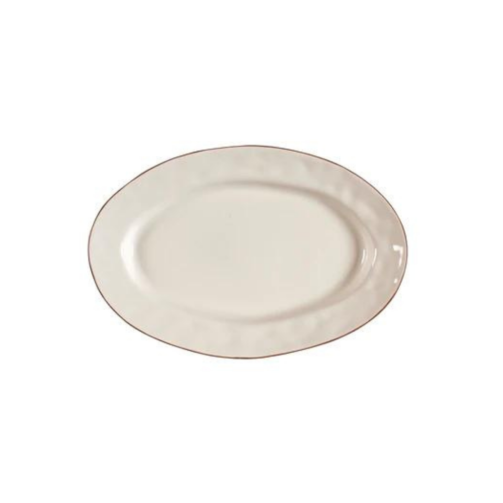 SKYROS CANTARIA IVORY SMALL OVAL PLATTER