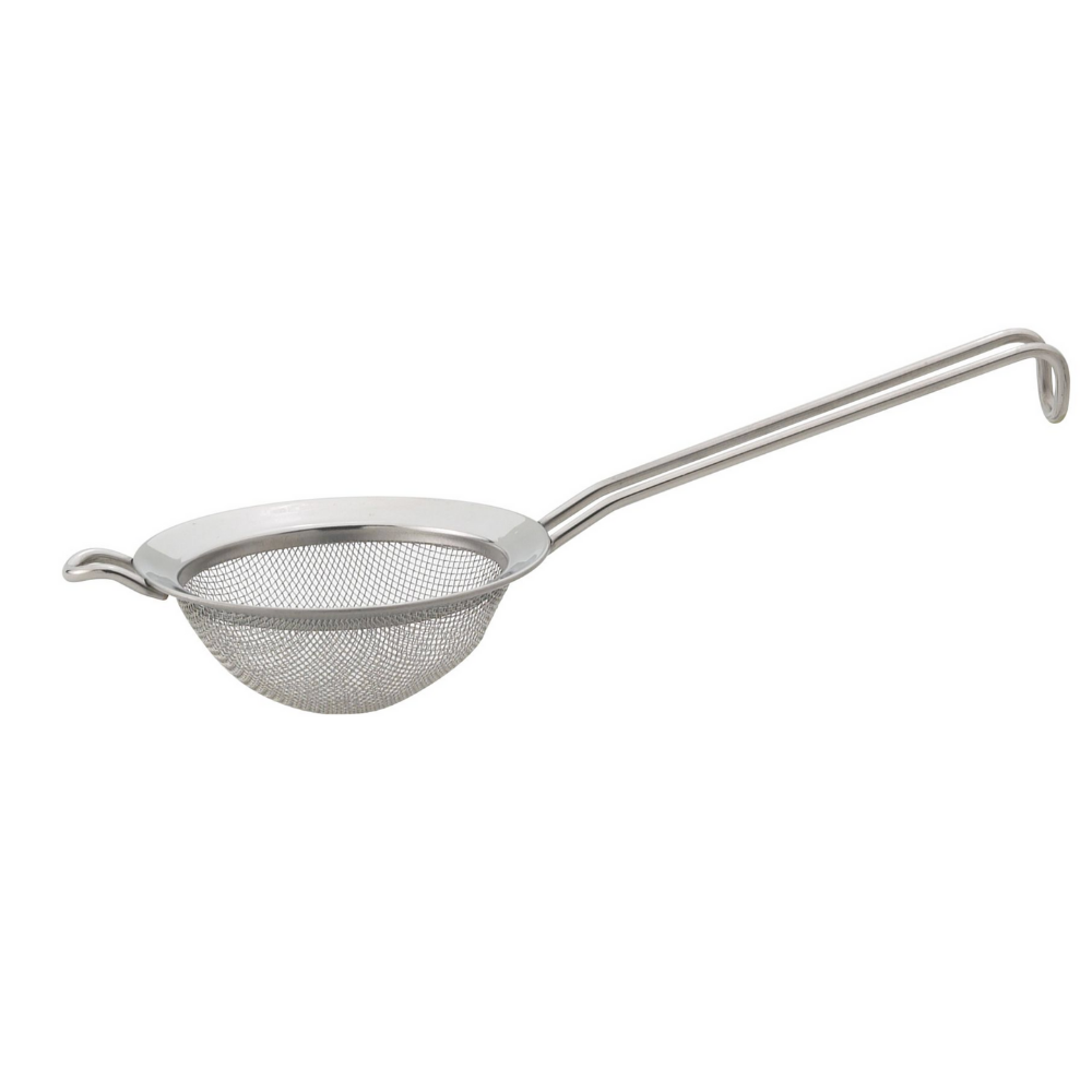 HAROLD IMPORTS STRAINER DOUBLE MESH STAINLESS 7"