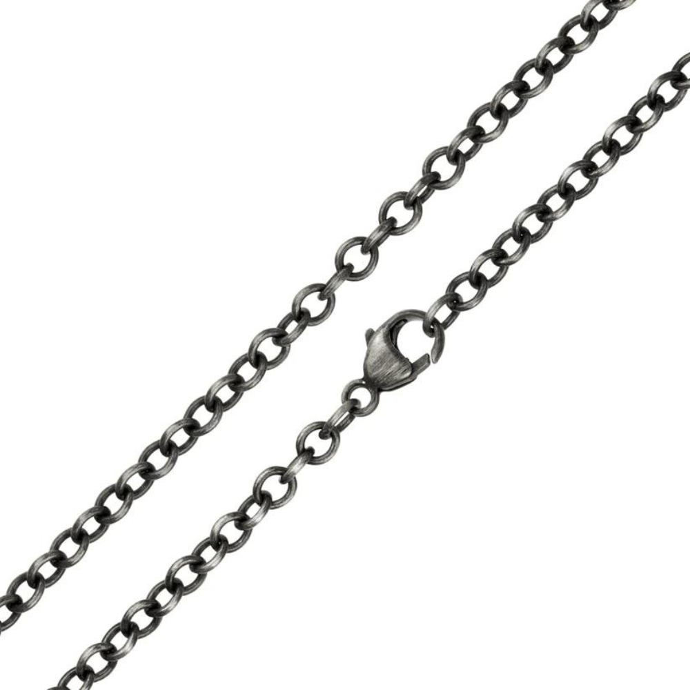 HEATHER B. MOORE STERLING SILVER PATINA CHAIN NSO