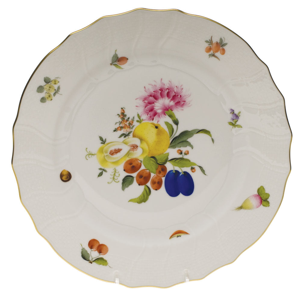 HEREND Fruits and Flowers Dinner Plate