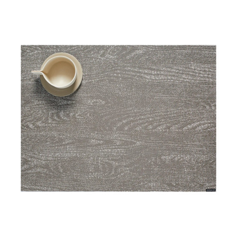 CHILEWICH WOODGRAIN TABLE MAT - UMBER
