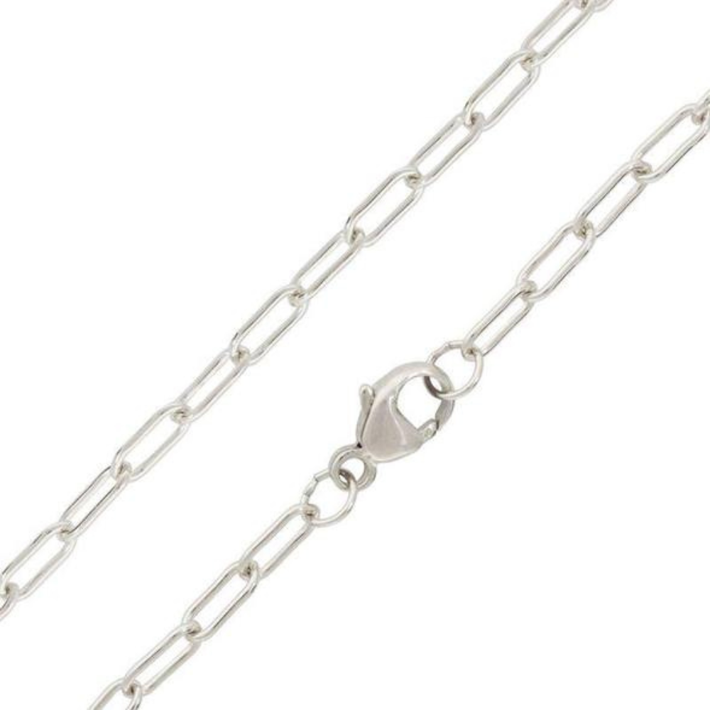 HEATHER B. MOORE 2.6 STERLING SILVER LINK CHAIN - 31" NSO