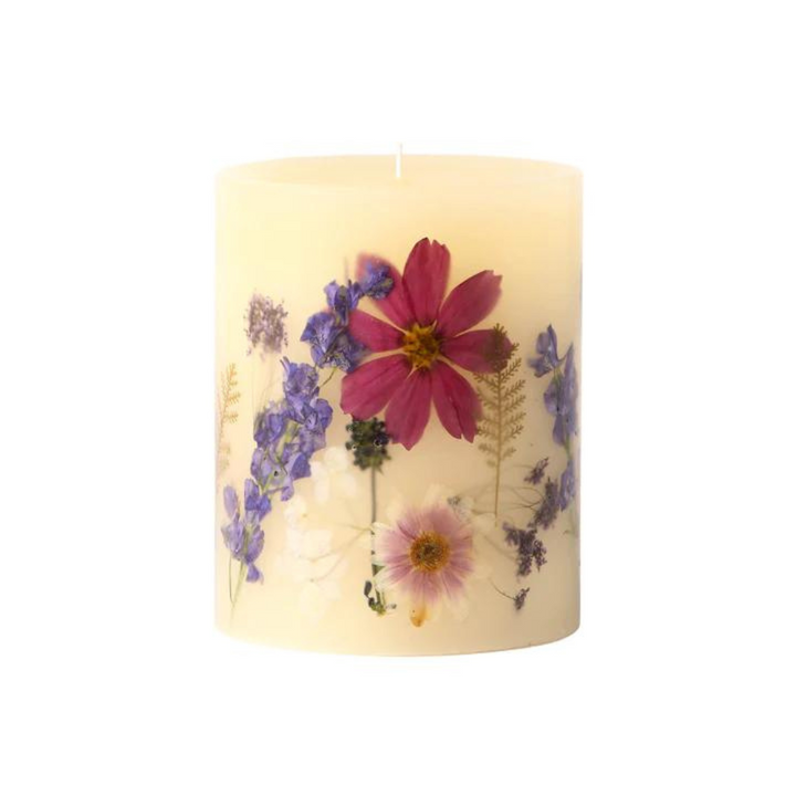 ROSY RINGS ROMAN LAVENDER MD ROUND BOTANICAL CANDLE