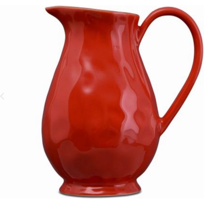 SKYROS CANTARIA POPPY RED PITCHER