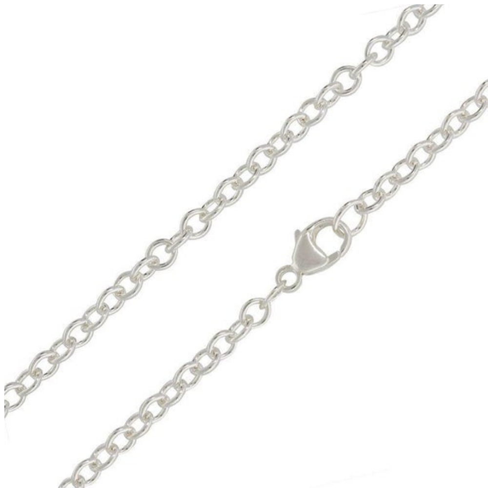 HEATHER B. MOORE HEATHER B. MOORE 2MM SILVER CHAIN 24"