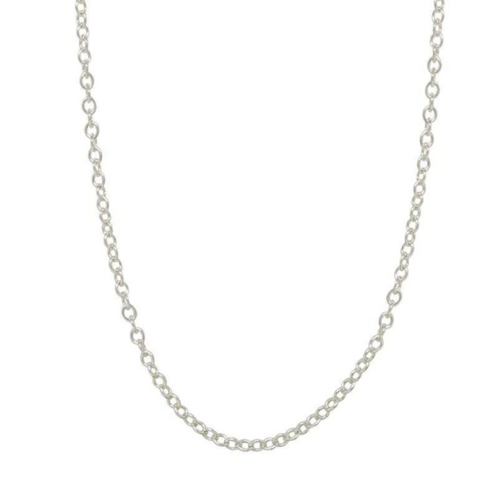 HEATHER B. MOORE 3MM SILVER CHAIN 20",24",18",16",31"