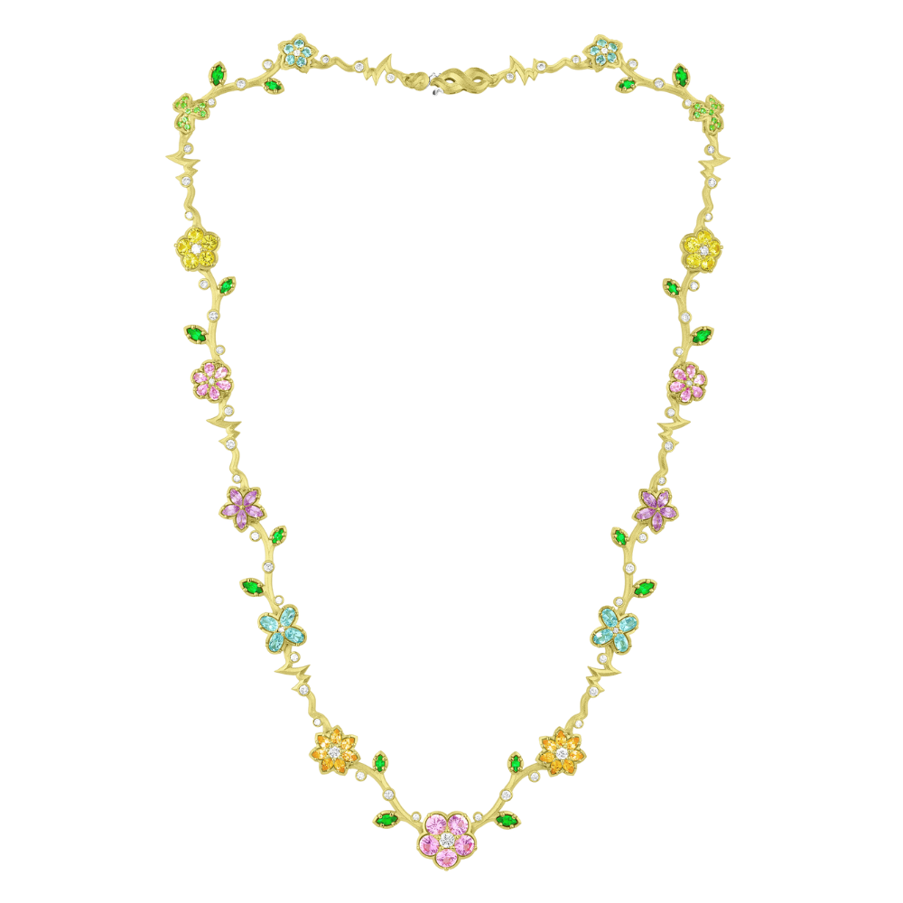 PAUL MORELLI YELLOW GOLD WILD CHILD NECKLACE