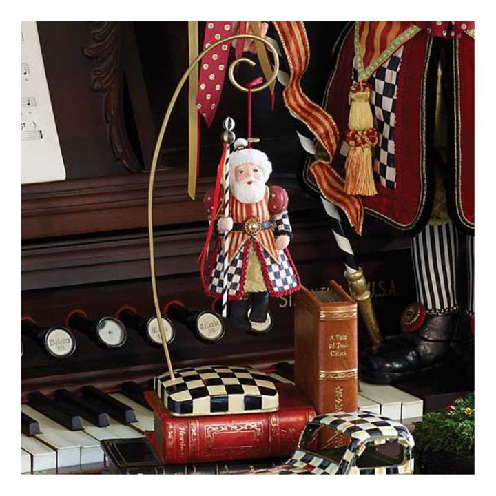 MACKENZIE CHILDS COURTLY CHECK ORNAMENT STAND