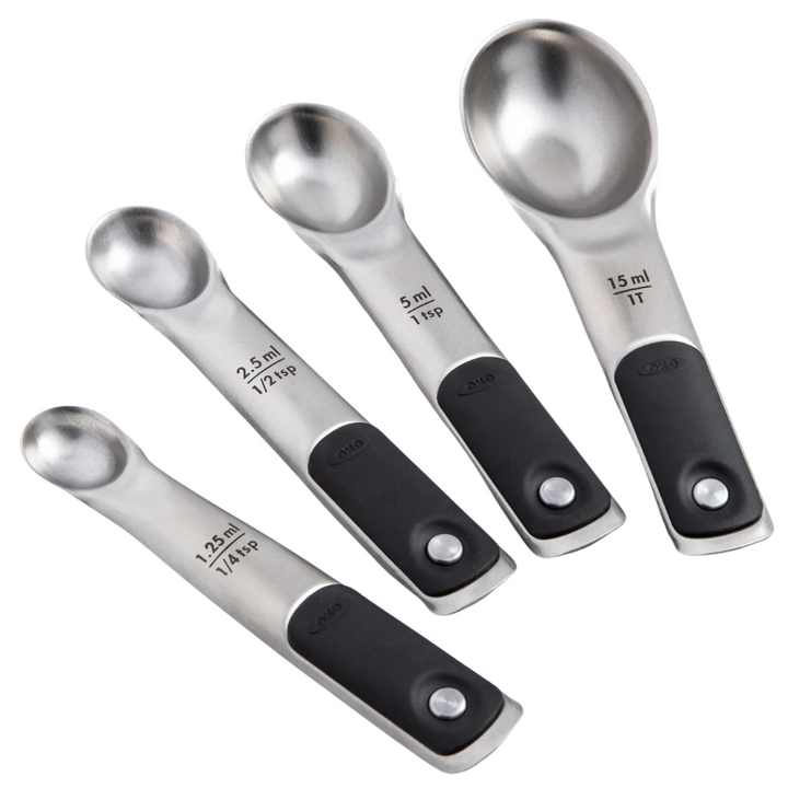 OXO GOOD GRIPS STAINLESS STEEL MEASURING SPOONS SET OF 4